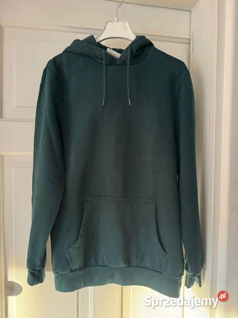 Bluza męska S CA zielona z kieszenią z kapturem Rozmiar S śląskie Częstochowa sprzedam