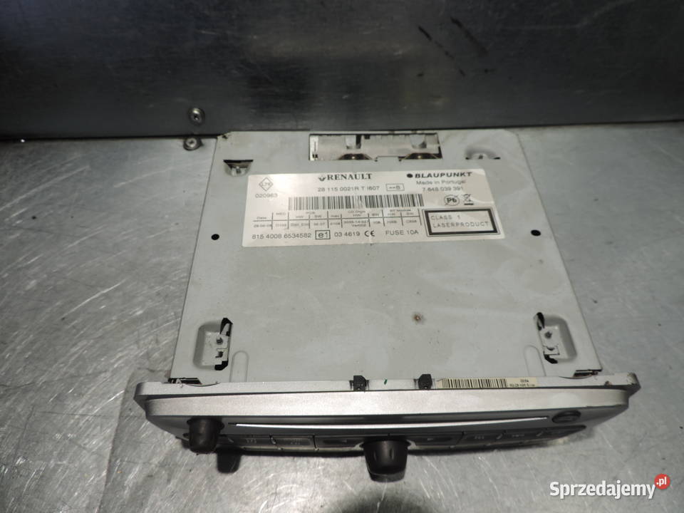 RADIO CD FABRYCZNE RENAULT MEGANE III 281159243R osobowe Nowy Sącz