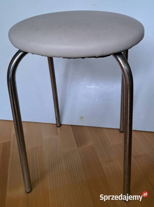 Taboret Stelaż Metalowy Siedzisko Okrągłe 32cm Stołki i taborety Poznań