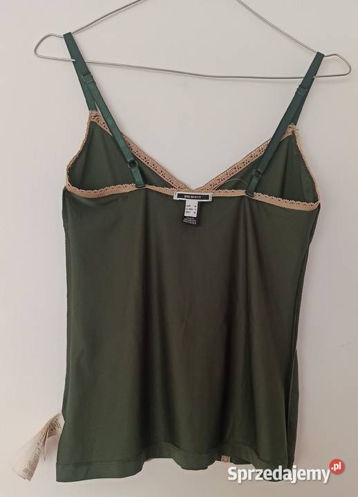 Zielona koszulka na ramiączkach z bawełnianą Radzyń Podlaski