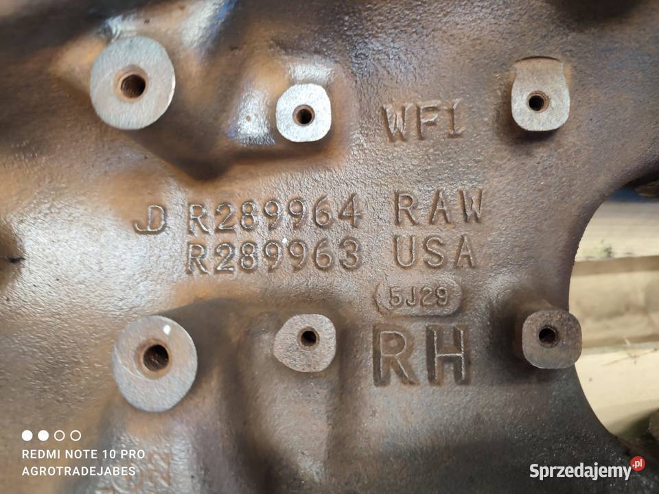 Wahacz górny R289963 John Deere 8345R Wilkowo