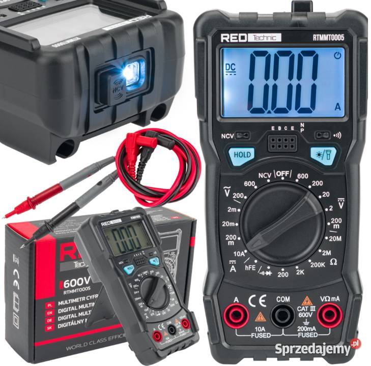 Multimetr CYFROWY Elektryczny Miernik Prądu LCD Katowice