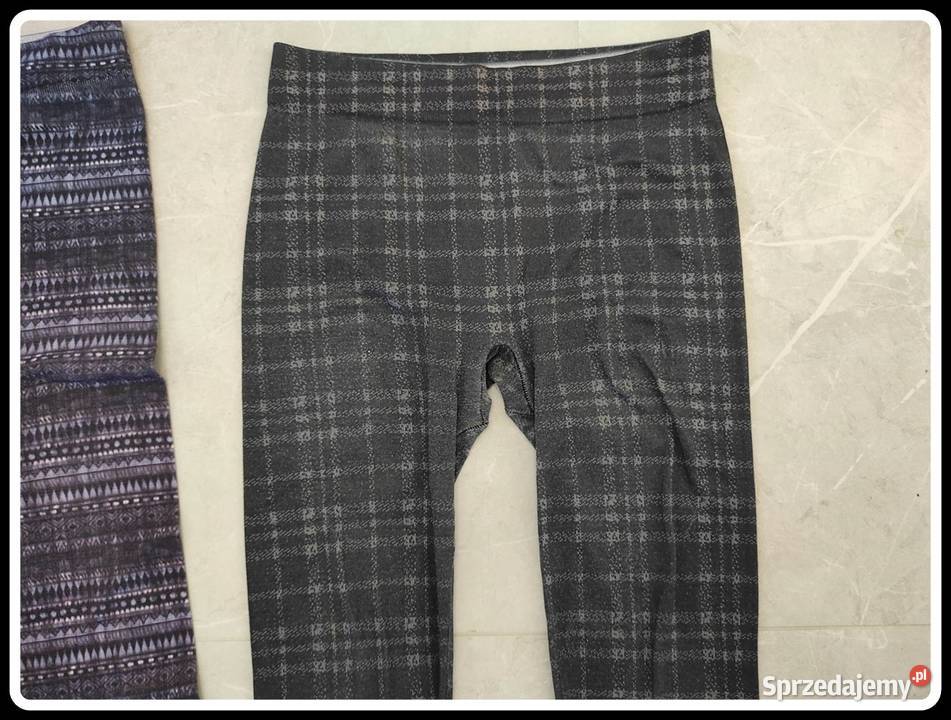 Legginsy wzorzyste 2 pary rozmiar 40 L mazowieckie Płock