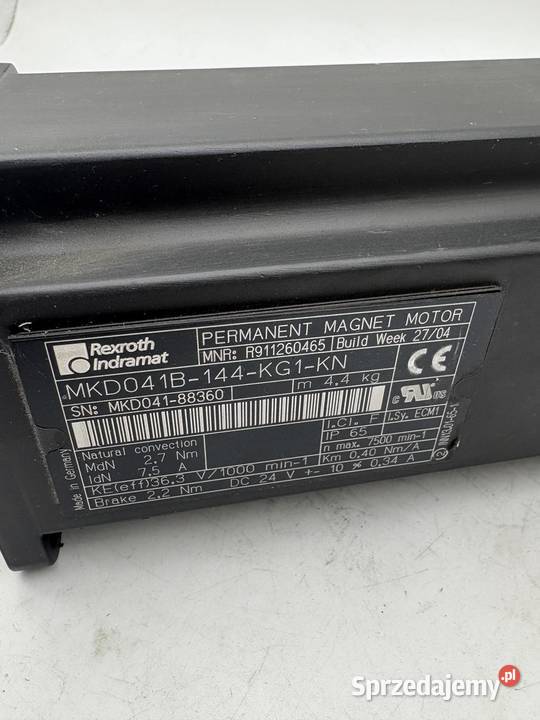 Rexroth R911260465 MKD041B1441KN Servomotor Dom i Ogród mazowieckie Warszawa