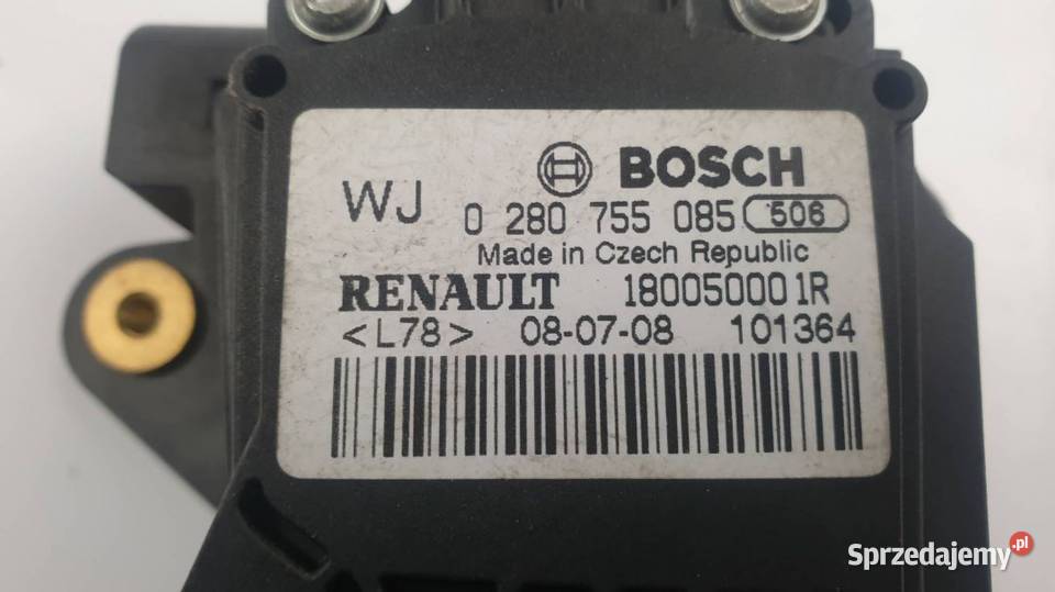 PEDAŁ GAZU 180050001R RENAULT LAGUNA III 18 osobowe Lipno sprzedam