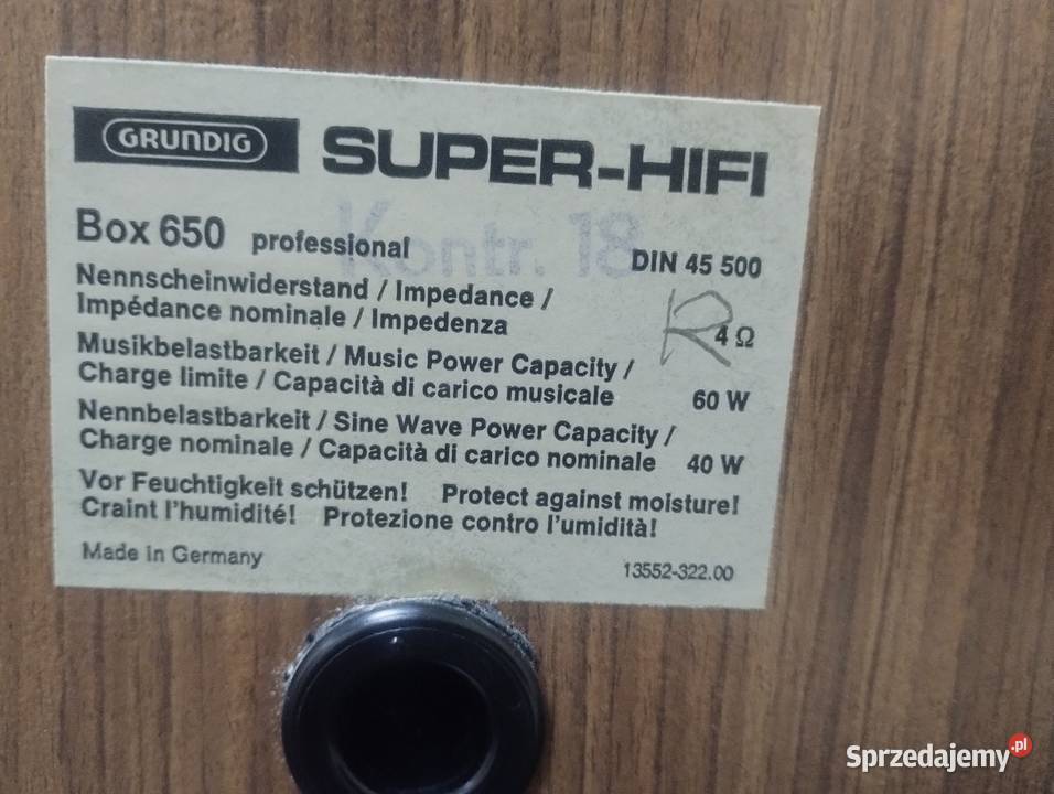 Grundig BOX 650 Professional Sokolniki