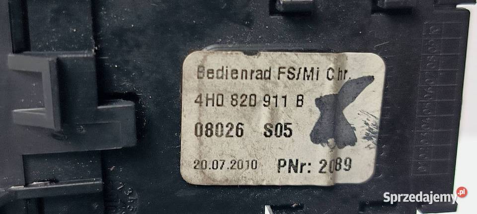PRZYCISK AUDI A8 D4 4H0820911B