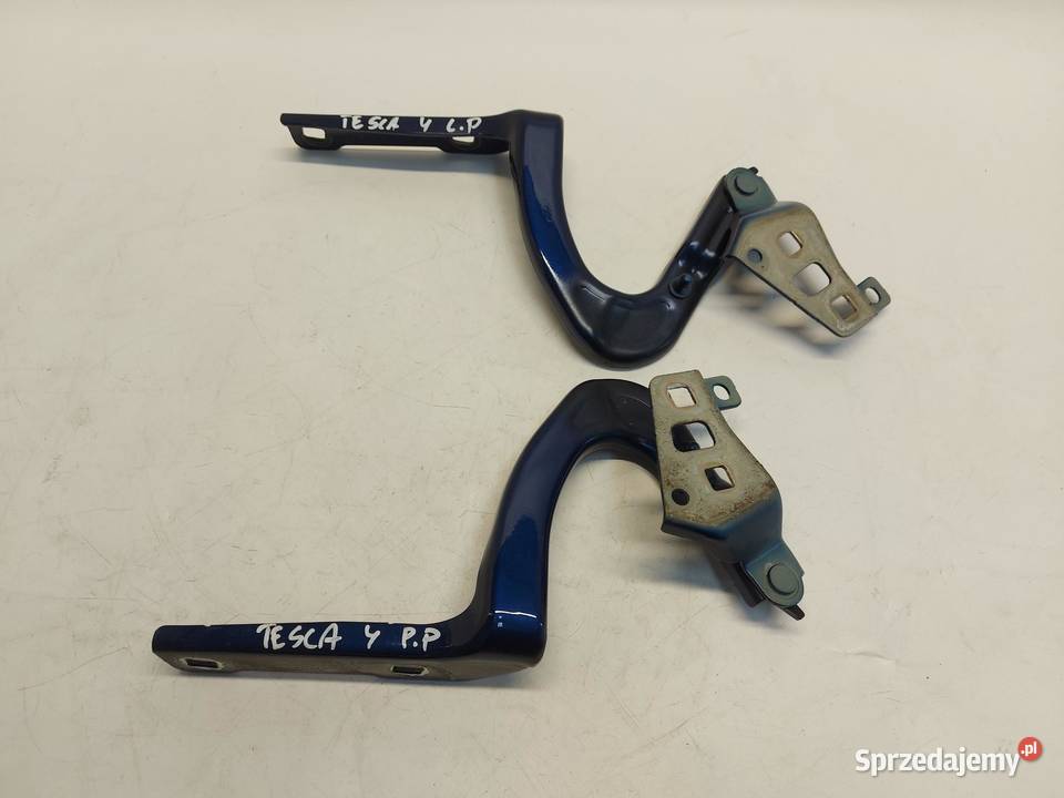 TESLA MODEL Y 2024r ZAWIAS MASKI PRAWY LEWY sprzedam