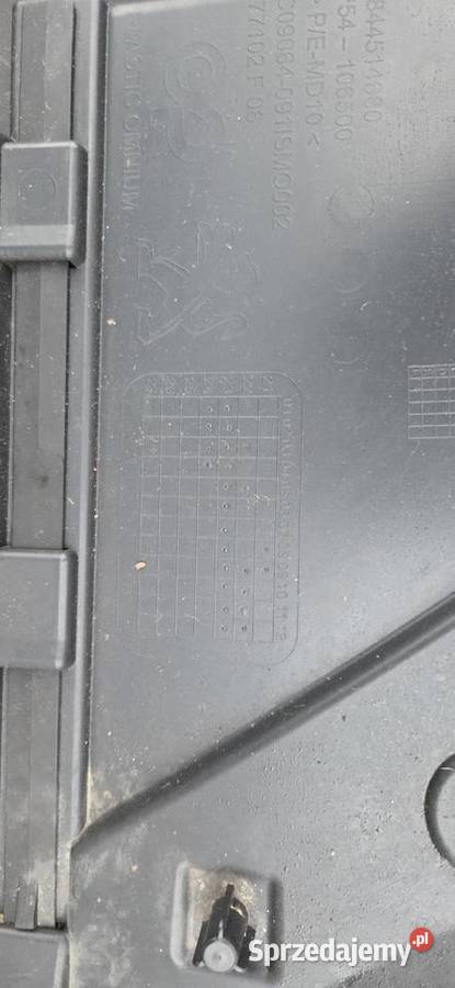 OSŁONA PŁYTA POD ZDERZAK PEUGEOT 408 9844514680 Bolesławiec