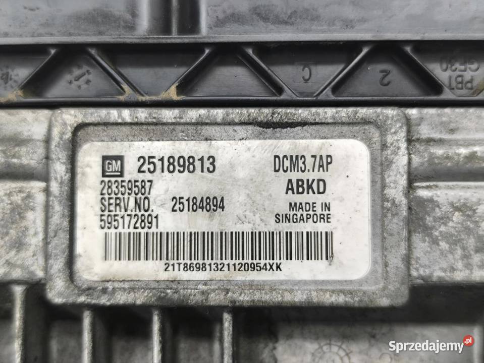 STEROWNIK SILNIKA OPEL ANTARA LIFT 22 CDTI Komputery