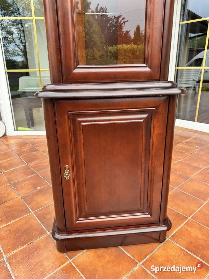 Witryna narożna stylowa pokojowa kredens regał Sulbiny