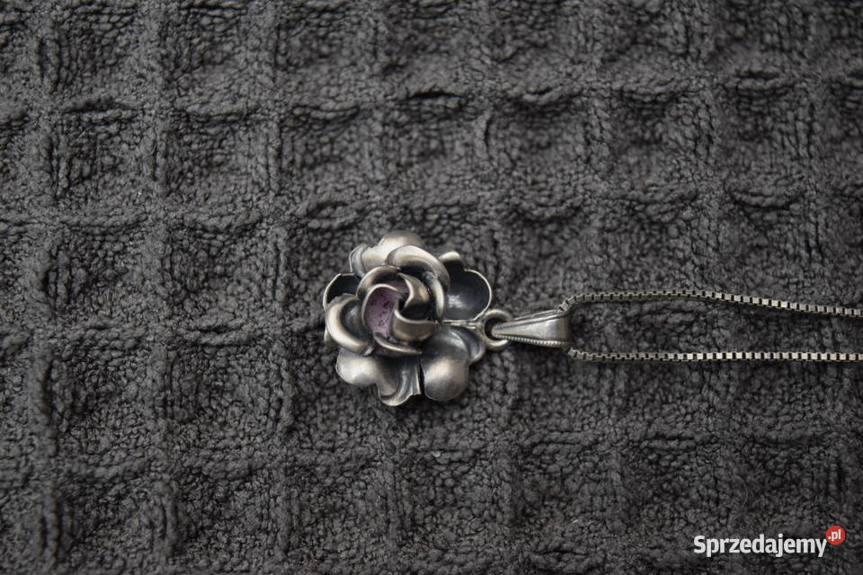 Łańcuszek Srebrny z Zawieszką Dł44 Próba warmińsko-mazurskie Olsztyn