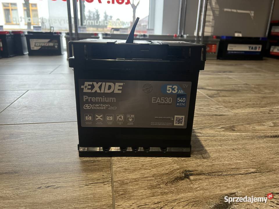 Akumulator Exide Premium 53Ah 540A EA530 PRAWY osobowe