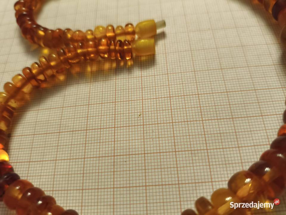 Naszyjnik Bursztyn Vintage