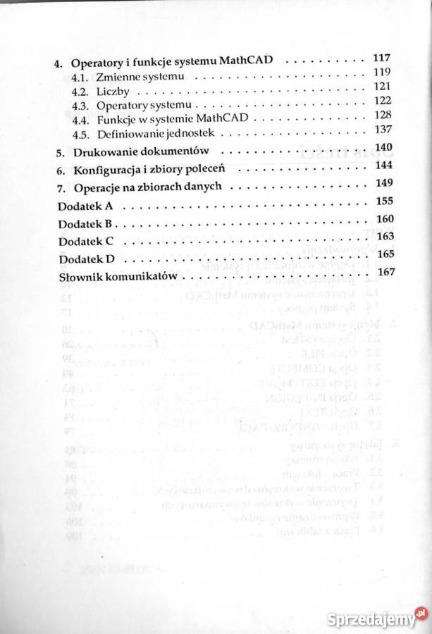 MathCAD Math Cad Dariusz Żurakowski Książki i Podręczniki sprzedam