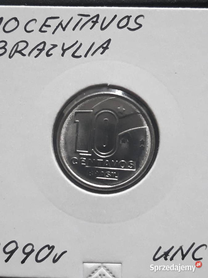 10 Centawos Brazylia 1990 r mennicze Numizmatyka Konin