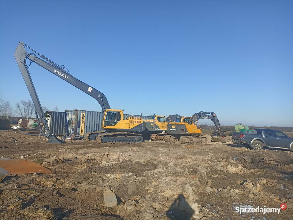 Koparka gąsienicowa Volvo ec240 long Koparki dolnośląskie Goszcz