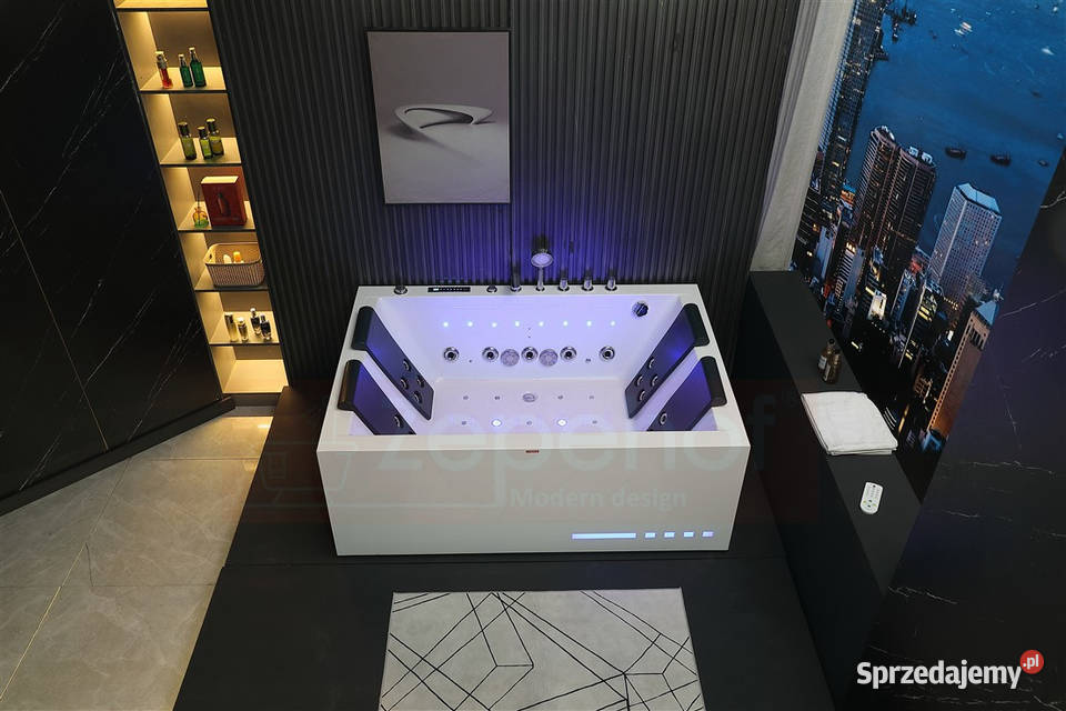 Wirujące dysze Wanna z hydromasażem EB876