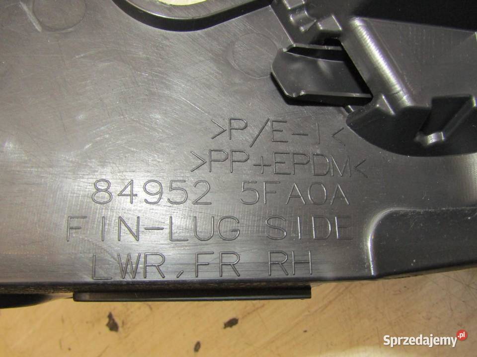 OSŁONA PROGU NADKOLA PRAWY TYŁ PRAWA TYLNA