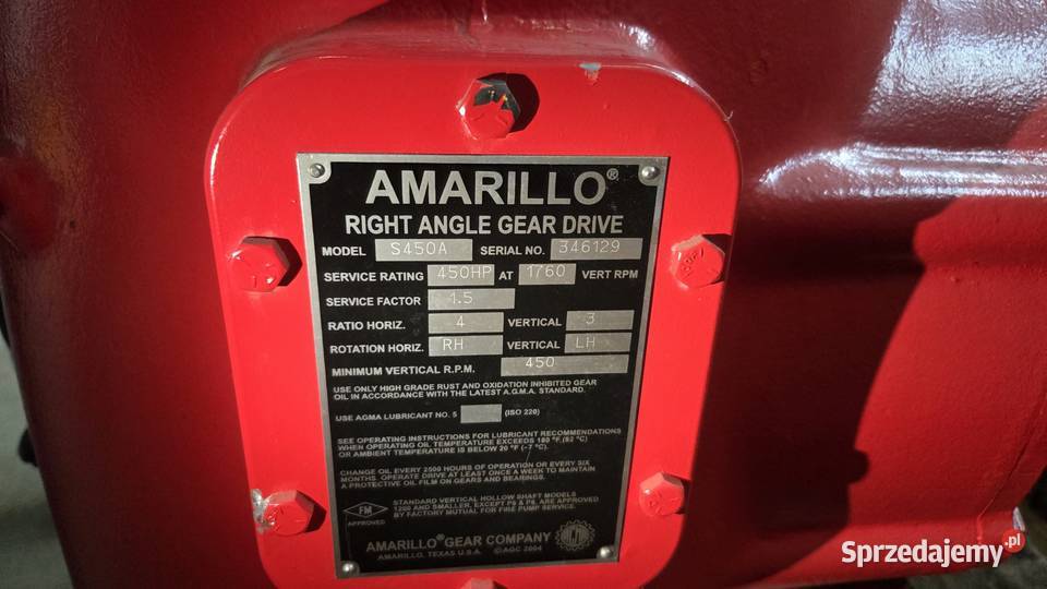 Przekładnia kątowa AMARILLO S450A małopolskie Oświęcim