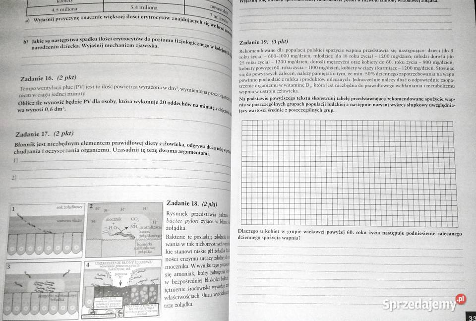 Testy Matura Biologia Sebastian Grabowski Chełm