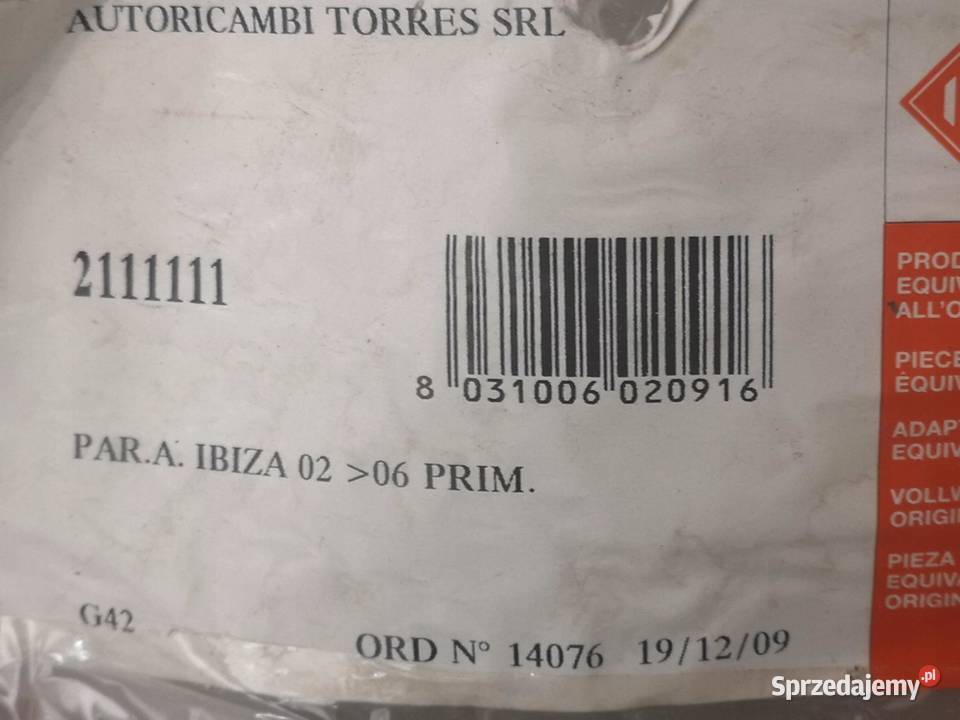 ZDERZAK PRZÓD SEAT IBIZA IV 20022006 NOWY ISAM