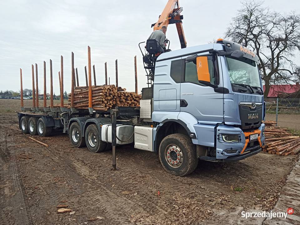 MAN TGS 510 drewna Epsilon 250Z 510KM wielkopolskie Bolewice