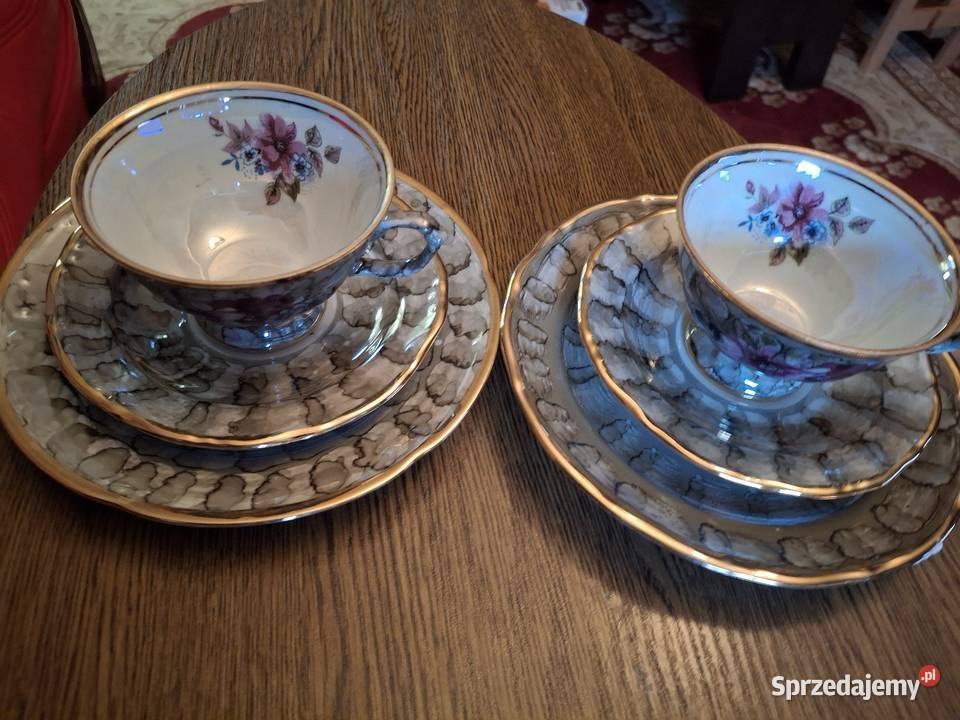 Komplet Porcelanowy sygnowany Warszawa