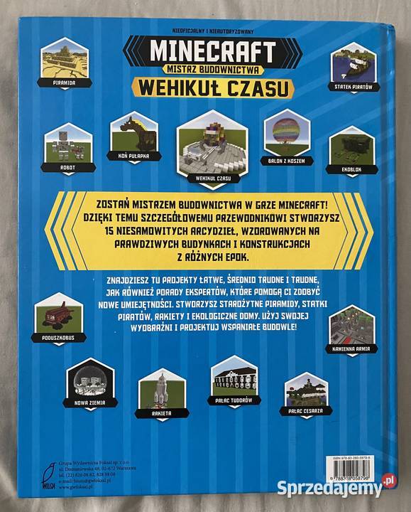Książka Minecraf Wehikuł czasu śląskie Bytom