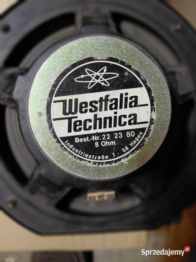 Głośniki Westfalia Technika do kolumn basowe 8 Gostynin