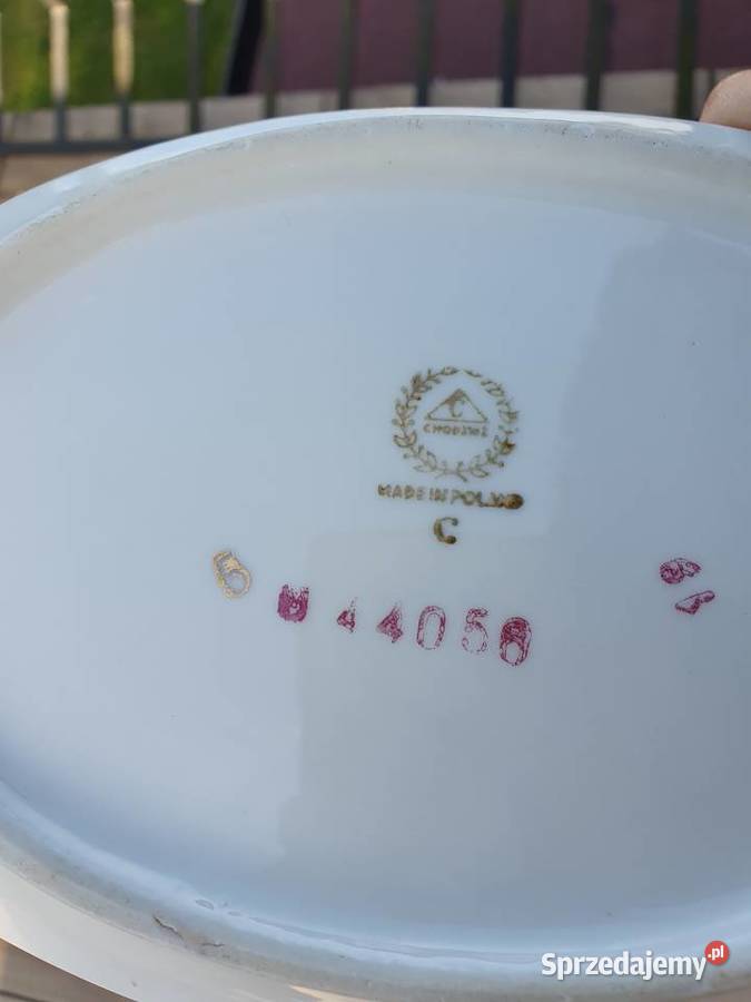 Chodzież niewielki półmisek z lat 60 Myszków