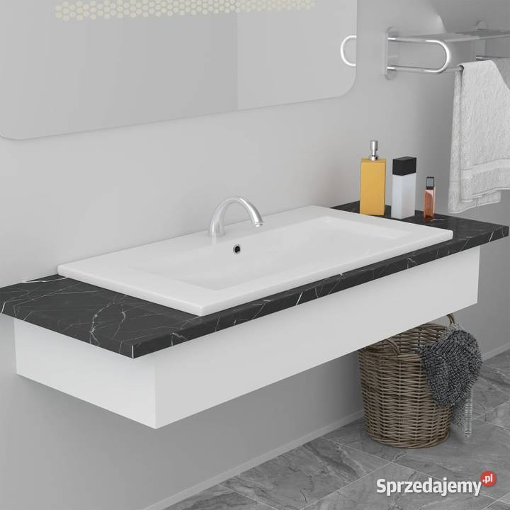 vidaXL Umywalka wpuszczana 81 x 395 x 185 Warszawa