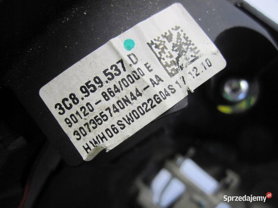 VW GOLF VI 10r kierownica 3C8959538G 3C8959537D świętokrzyskie