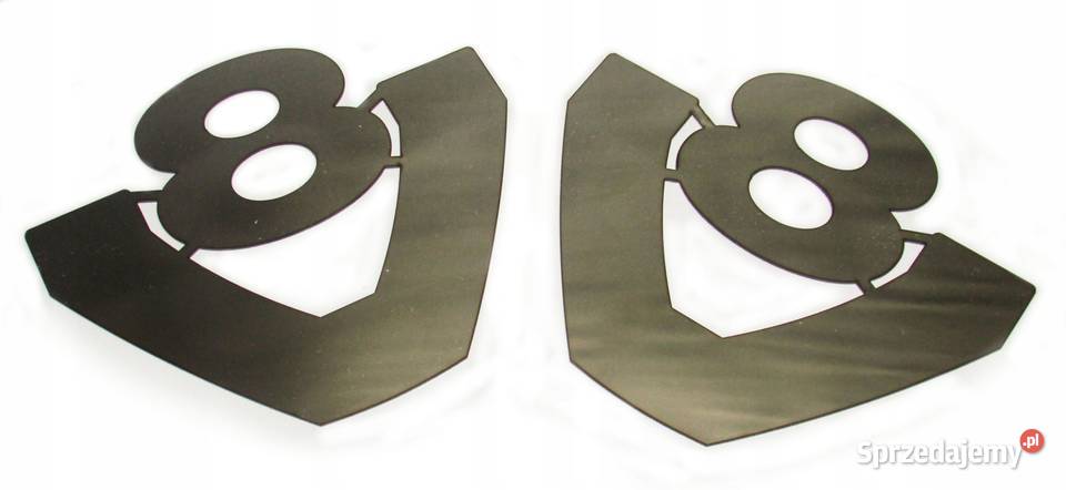 SCANIA V8 emblemat lustro STOJAK NIERDZEWKA