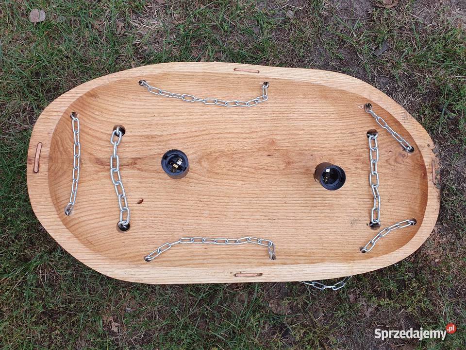 Żyrandol drewniany Pułtusk