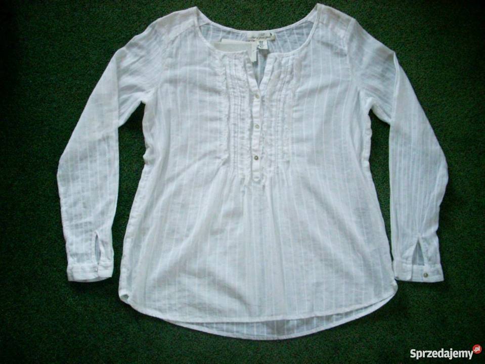 HM biała koszula HIT przodzik NOWA 40 42 L XL H&M