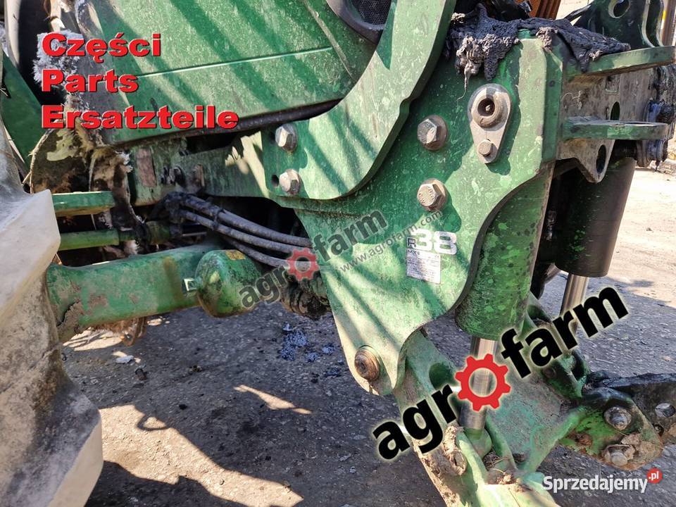 John Deere 6105MC części skrzynia biegów silnik Byków