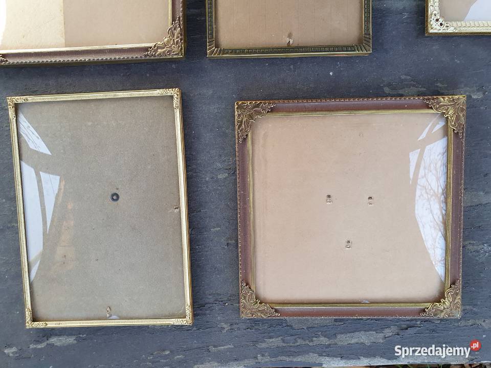 Stare ramki z wypukłym szkłem Antyki Antyki, Sztuka, Kolekcje Myszków sprzedam
