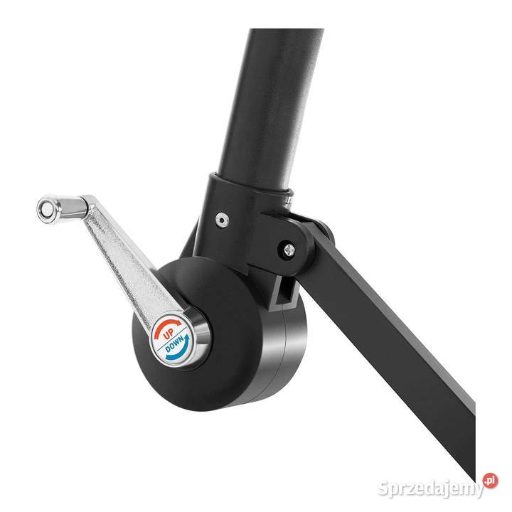 PARASOL OGRODOWY WISZĄCY ciemnoszary kwadratowy Warszawa