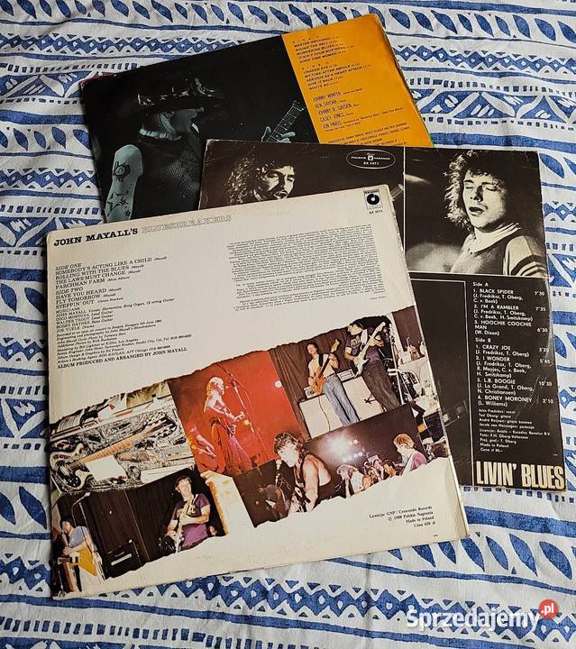 John Mayalls Johnny Winter Living Blues 3 płyty kujawsko-pomorskie Chełmno