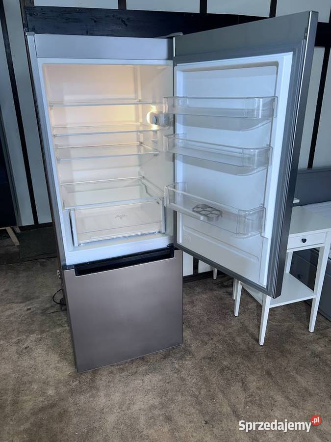 Lodówkozamrażarka Indesit srebrny INOX stal Lodówki i zamrażarki Rybnik