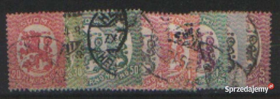 Zn Finlandia Mi wykaz w opisie kas 1917
