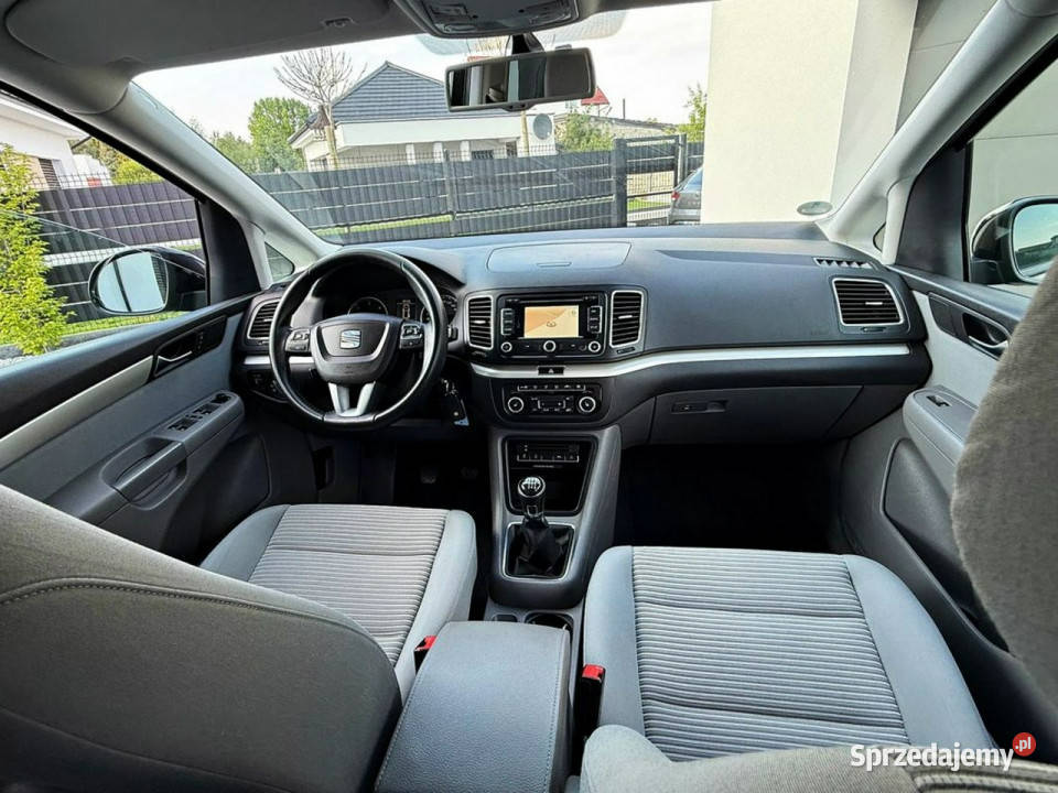 Seat Alhambra 20 TDi 140 6B Navigacja Tempomat 7 elektrycznie ustawiane fotele mazowieckie Radom