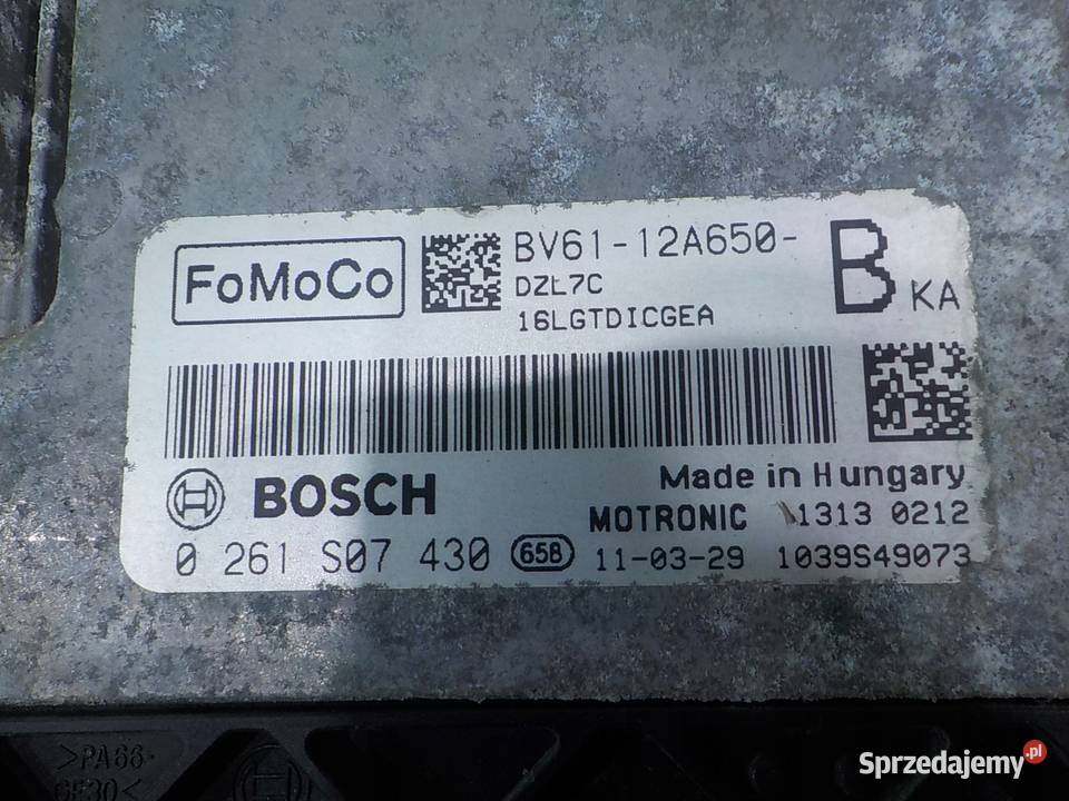 FORD FOCUS MK3 16 B 11r HB 5D sterownik komputer osobowe