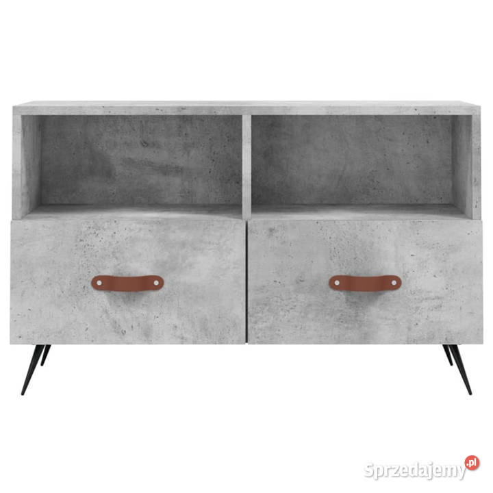 Szafka pod TV szarość betonu 80x36x50 WM828944 mazowieckie sprzedam