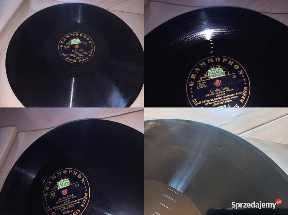 Stary Album 12 płyt szelakowych Piastów