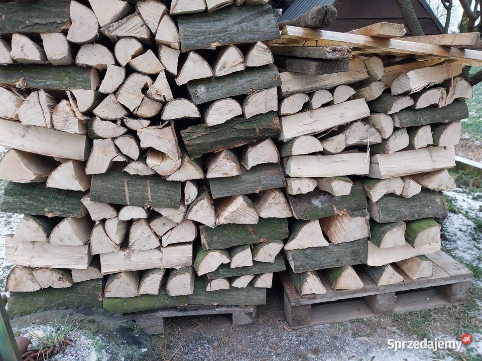 Drewno opałowe rąbane liściaste Opał Węgrów sprzedam