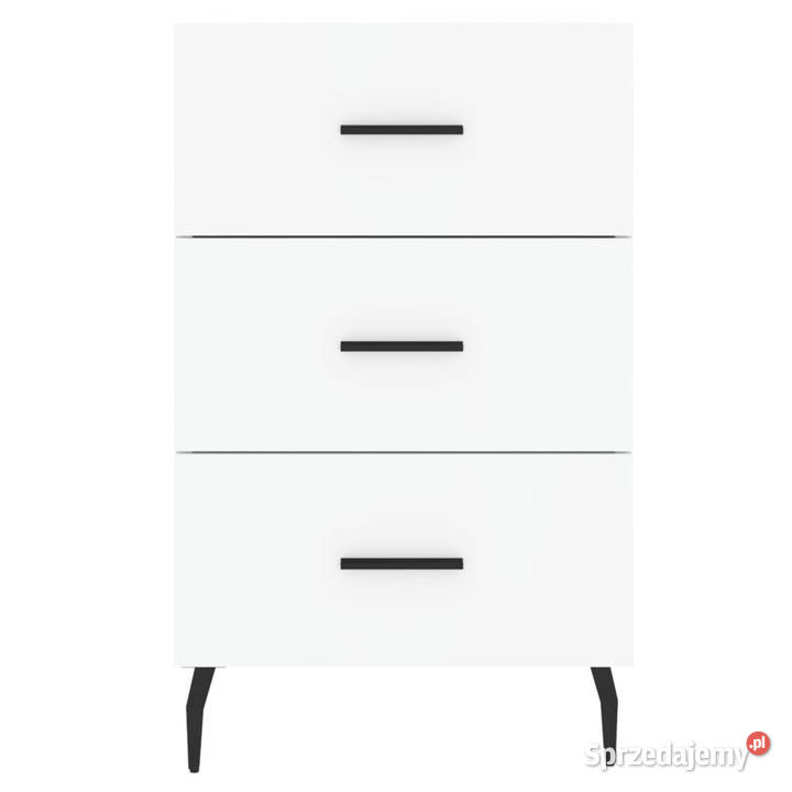 Szafka nocna biała 40x40x66 materiał Warszawa