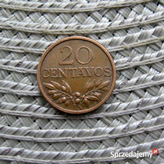 Portugalia 20 Centavos 1970r Kalisz