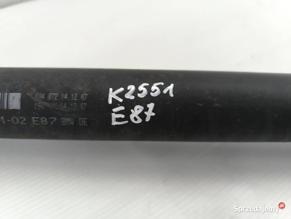 WAŁ NAPĘDOWY BMW 1 E87 E81 LIFT 16 7537311